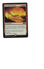 Fiery Emancipation FOIL promo stamped M21 Core Set 2021